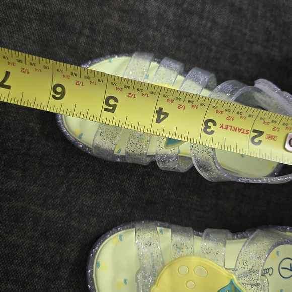 Cat & Jack Kids Lemon Sandals - Yellow and Clear - Picture 8 of 9